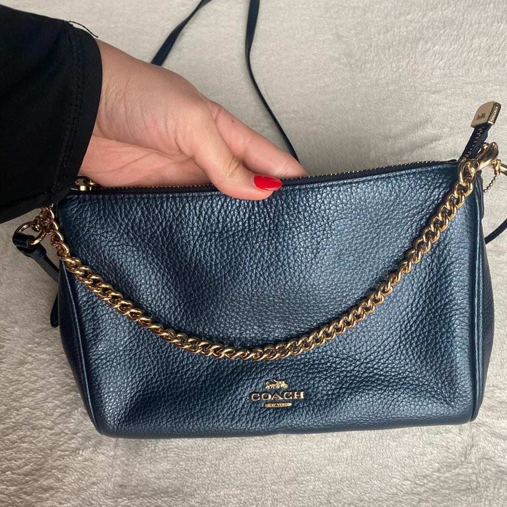 COACH NAVY CROSSBODY! excellent condition 👌🏻